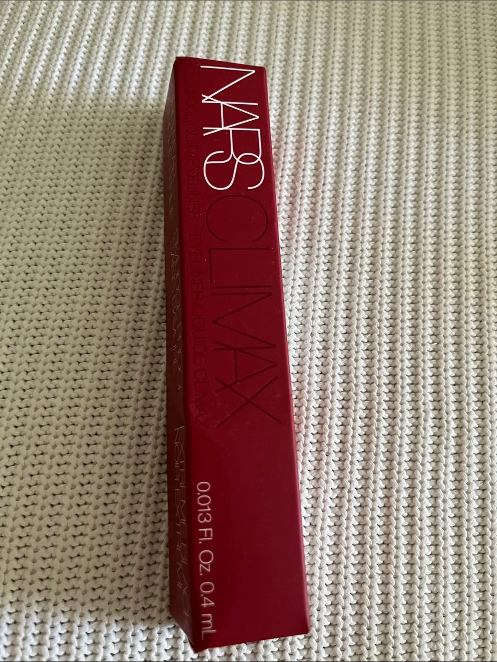NIB & Sealed NARS Climax Liquid Eyeliner in explicit black — red packaging